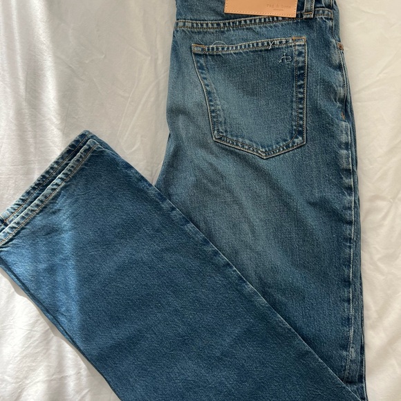 NWOT Rag & Bone Alex High Waisted Jeans in Gypsum - Picture 2 of 5